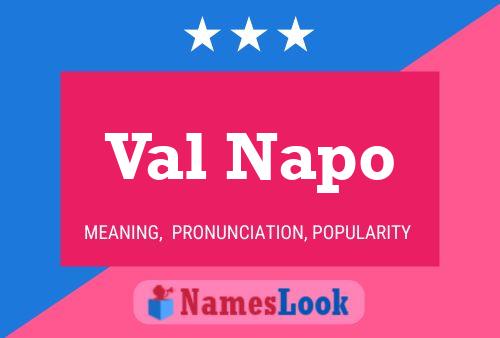 Val Napo Namensposter