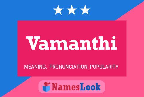 Vamanthi Namensposter