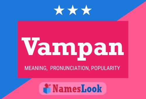 Vampan Namensposter