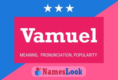 Vamuel Namensposter