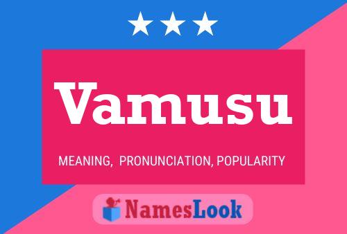 Vamusu Namensposter