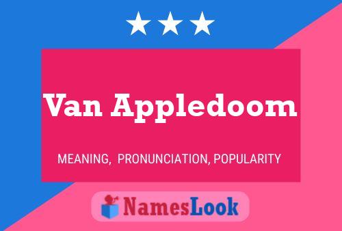 Van Appledoom Namensposter