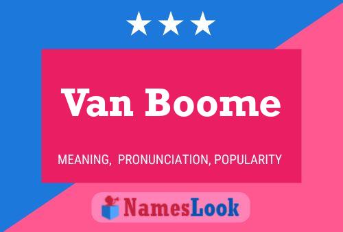 Van Boome Namensposter