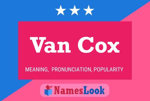 Van Cox Namensposter