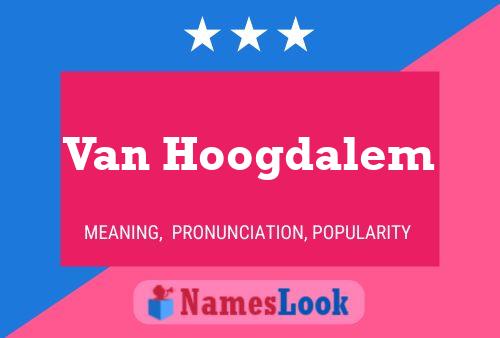 Van Hoogdalem Namensposter