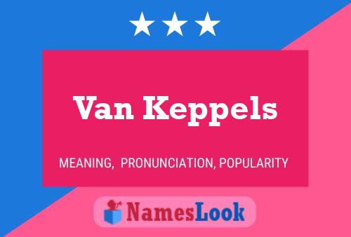 Van Keppels Namensposter