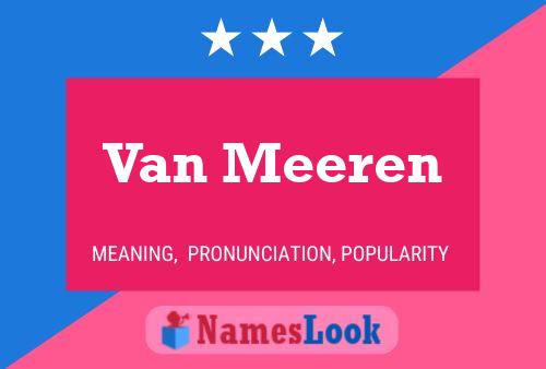 Van Meeren Namensposter