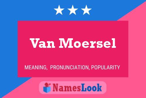 Van Moersel Namensposter