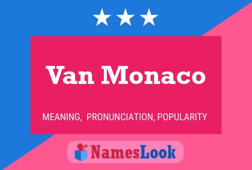 Van Monaco Namensposter