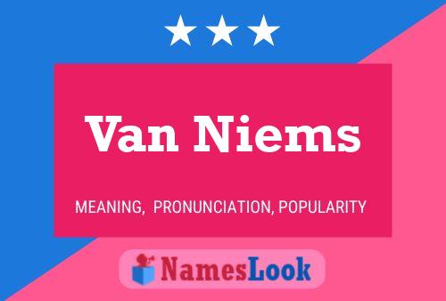 Van Niems Namensposter