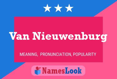 Van Nieuwenburg Namensposter