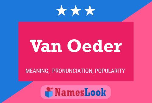 Van Oeder Namensposter