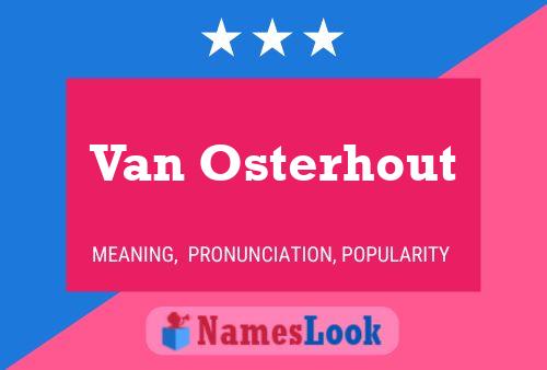 Van Osterhout Namensposter