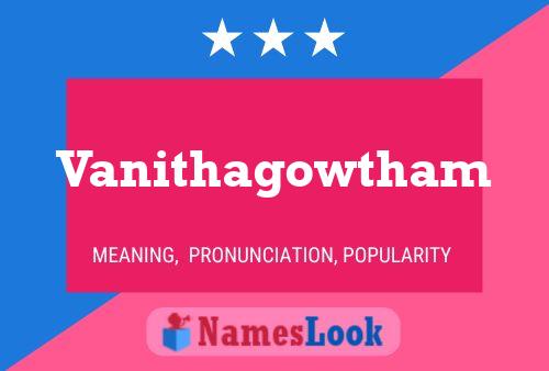 Vanithagowtham Namensposter