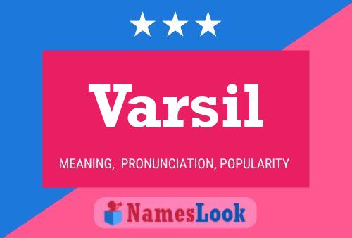 Varsil Namensposter