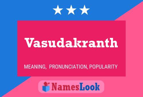 Vasudakranth Namensposter