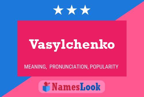 Vasylchenko Namensposter