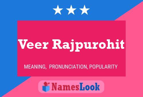 Veer Rajpurohit Namensposter