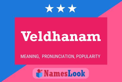 Veldhanam Namensposter