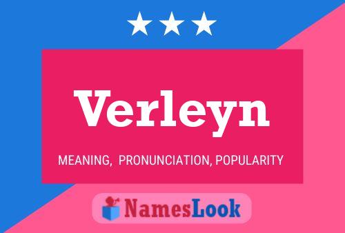 Verleyn Namensposter