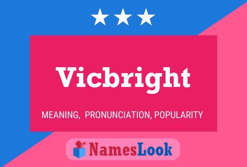 Vicbright Namensposter