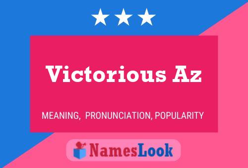 Victorious Az Namensposter