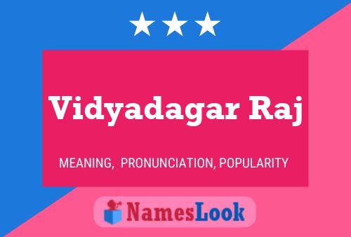 Vidyadagar Raj Namensposter