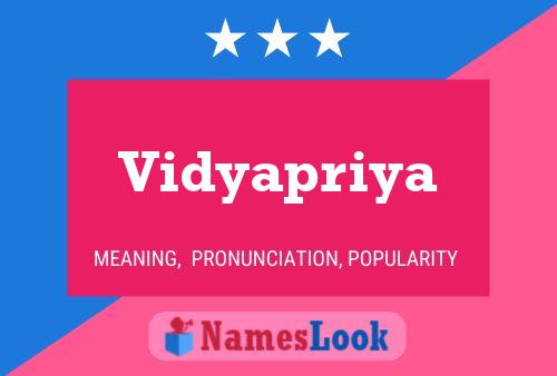 Vidyapriya Namensposter