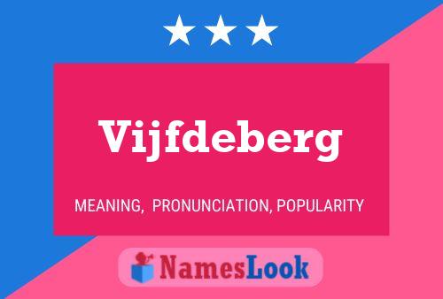 Vijfdeberg Namensposter