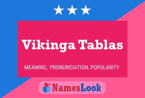 Vikinga Tablas Namensposter