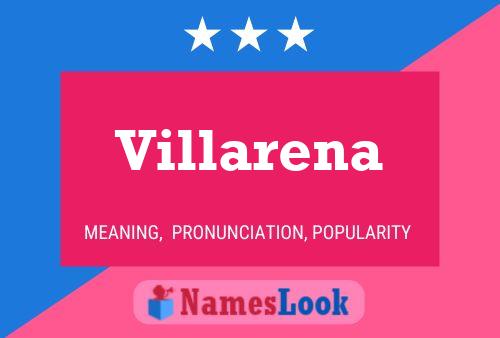 Villarena Namensposter