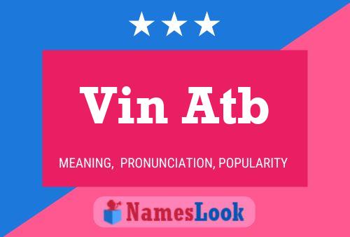 Vin Atb Namensposter