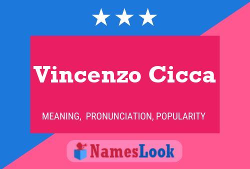 Vincenzo Cicca Namensposter