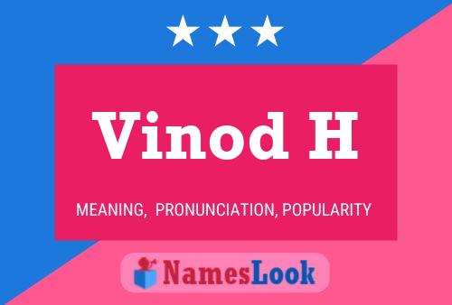 Vinod H Namensposter