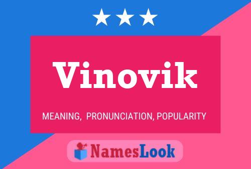 Vinovik Namensposter