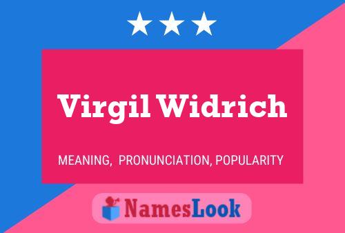 Virgil Widrich Namensposter