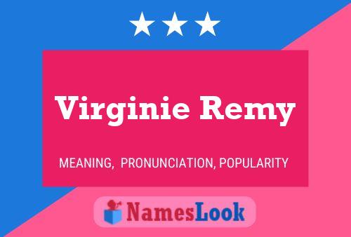 Virginie Remy Namensposter