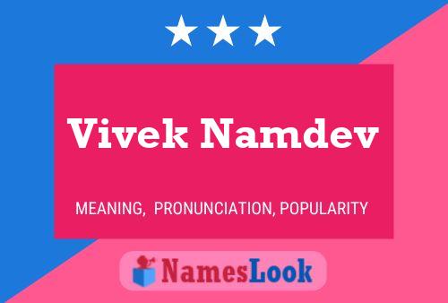 Vivek Namdev Namensposter