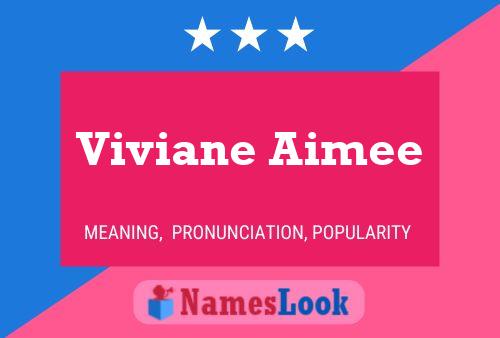 Viviane Aimee Namensposter