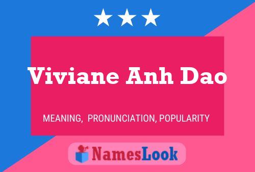 Viviane Anh Dao Namensposter