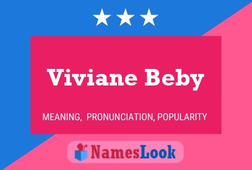 Viviane Beby Namensposter