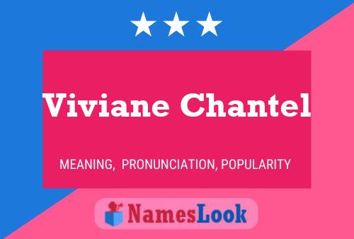 Viviane Chantel Namensposter