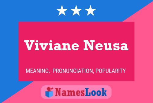 Viviane Neusa Namensposter