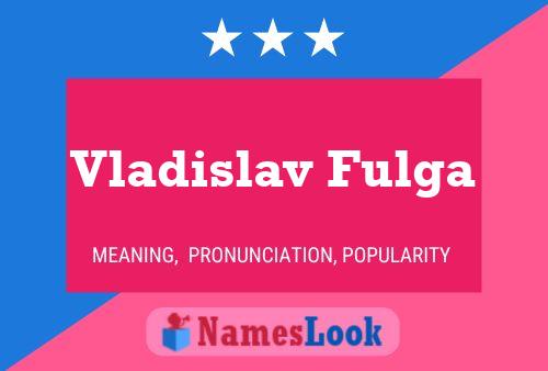 Vladislav Fulga Namensposter