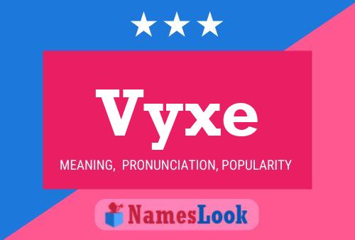 Vyxe Namensposter