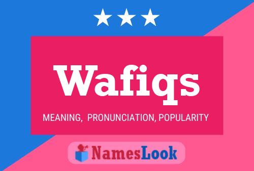 Wafiqs Namensposter