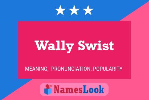 Wally Swist Namensposter