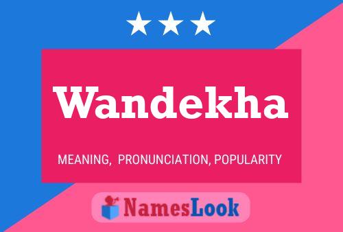 Wandekha Namensposter