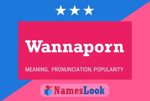 Wannaporn Namensposter