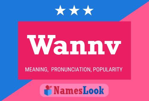 Wannv Namensposter